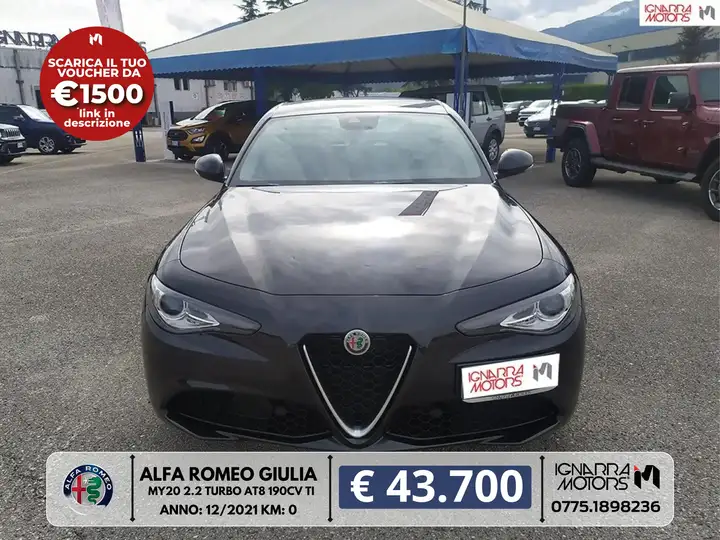 Alfa Romeo Giulia 2.2 Turbo AT8 190CV