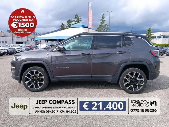 Jeep Compass 2.0 MJT OPENING EDITION 4WD 140CV