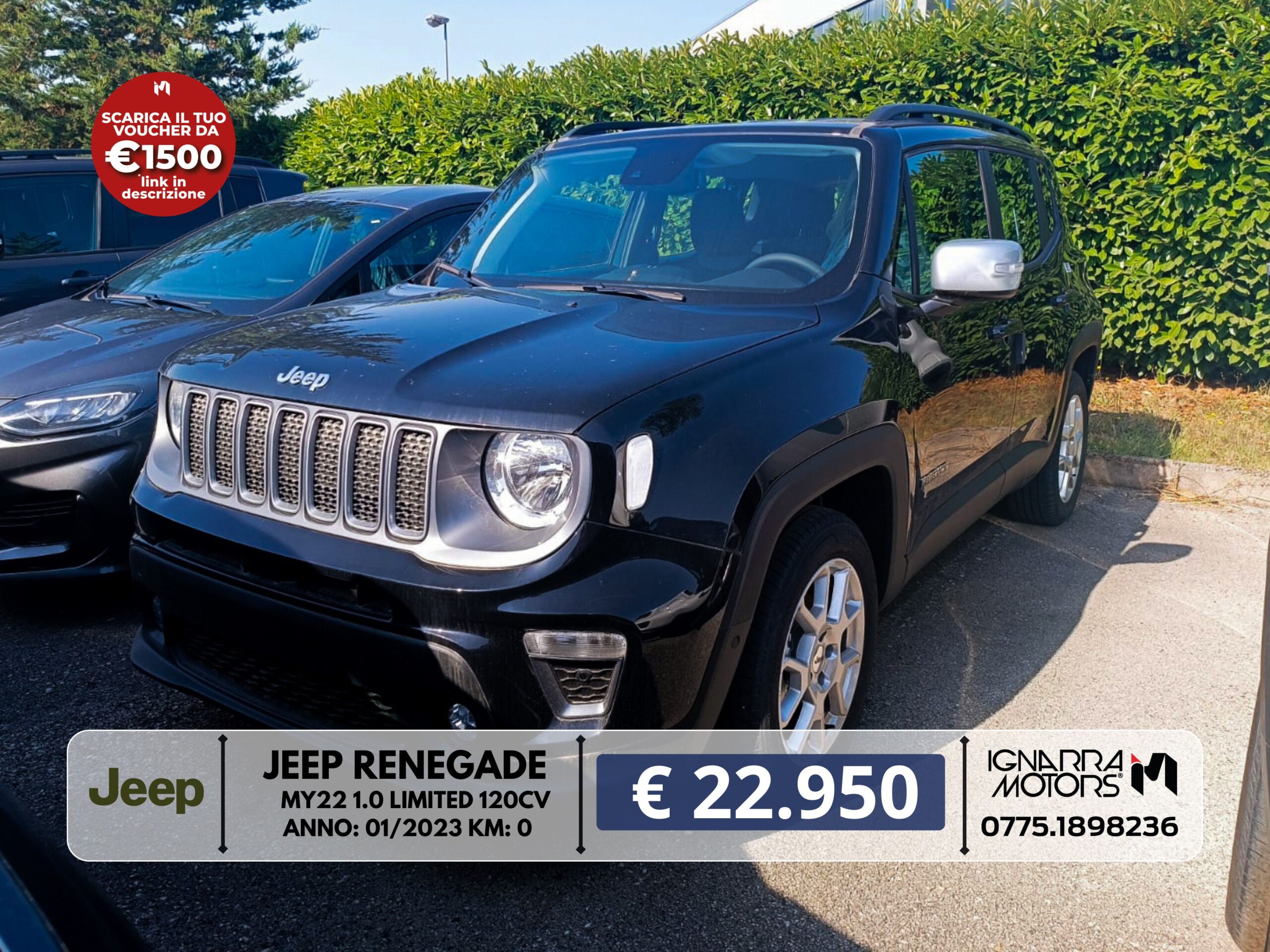 JEEP RENEGADE MY22 1.0 LIMITED 120CV