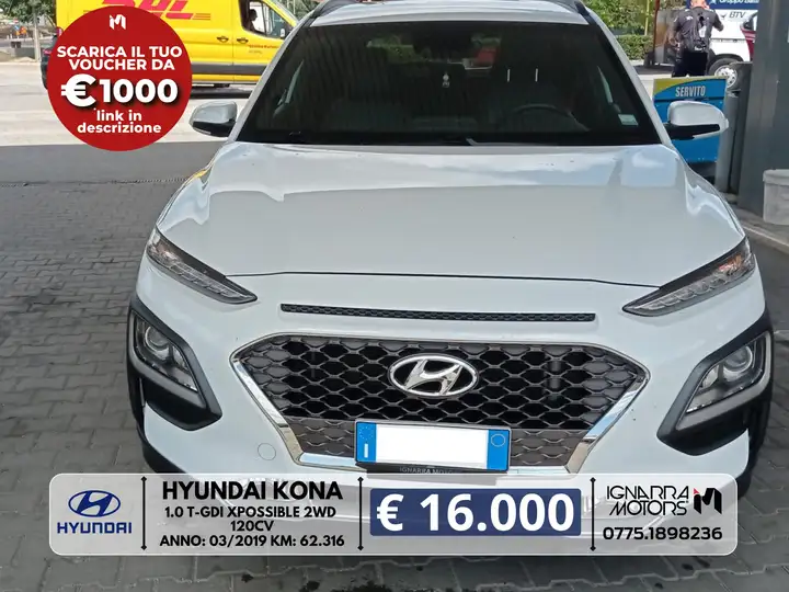 Hyundai KONA Kona 1.0 t-gdi Xpossible 2wd 120cv my18